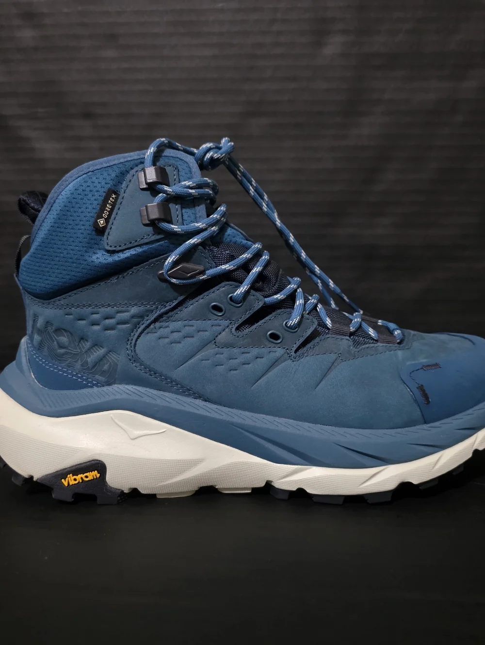 Hoka Womens Blue Coral Kaha 2 Gore Tex Hiking Boots Size 7.5 - Picture 2 of 10